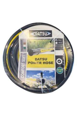 Datsu - 15 Mt 13mm 1/2 İnç Örgülü Bahçe Sulama Hortumu