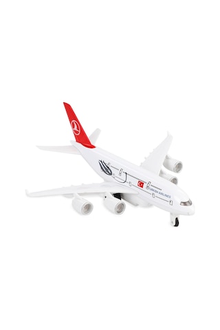 Vardem Oyuncak Sesli Ve Işıklı Çek Bırak Yolcu Uçağı Beyaz S2018a38023n1