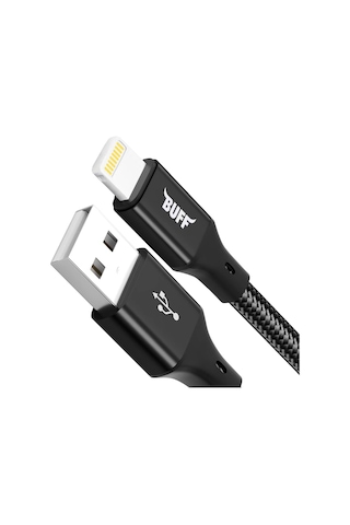 Buff Bl71 Usb Lightning 2.4a 1.2m Data Ve Şarj Kablosu Siyah