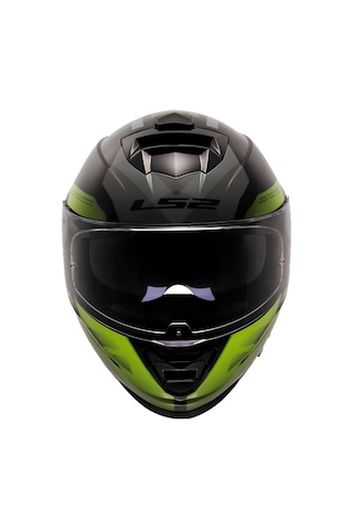 Ls2 Storm 2 Kronos Kapalı Kask Gri - Sarı