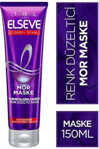 Elseve Color Vive Turunculaşma Karşıtı Mor Maske 150 ML