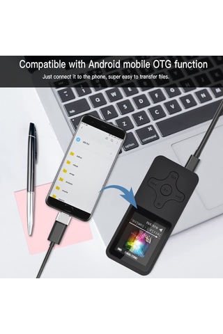 Kangvka 32gb Bluetooth Çalar, Mp3/mp4 Oynatıcı, Lcd Ekranlı, Fm Radyo, Kayıt Fonksiyonu, Öğrenci Taşınabilir Müzik Aleti