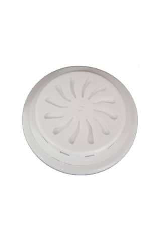 Orret Home Ayarlı Doğalgaz Cam Menfezi Beyaz Ø18cm - Aç-kapa Ayarlanabilir Soğuk Hava Engelleyen Cam Menfezi - Şeffaf Panel Hava Kapaklı Havalandırma Menfezi