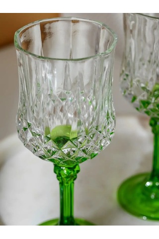 Kitoboj Yeşil Bardaklar 2 Adet 200 Ml 139304387 Şeffaf Kristal