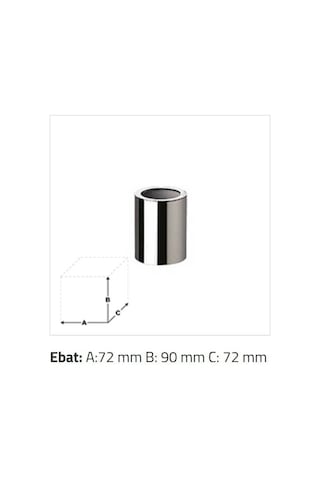 Sonia - Cylinder Tezgâh Üstü Diş Fırçalık Krom - 91416cr- Diğer