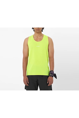 Salomon Sense Aero Graphıc Erkek Koşu Tişörtü Lc2758000 Sarı