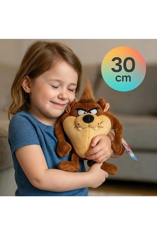 S00005783 Peluş Tazmanya 30cm Çok Renkli