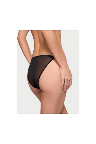 Victoria's Secret Vs Logo İşlemeli Askılı Bikini Külot Siyah