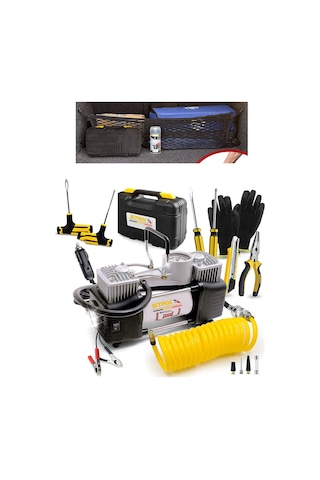 Staxx Power 12VHK Çift Pistonlu 12 V 150 Psi Metal Hava Kompresörü