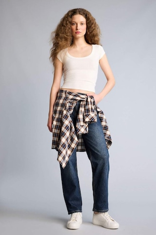 Defacto Comfort Straight Normal Bel 5 Cepli Yıkamalı Jean Pantolon H1654ax26aunm35 Mavi-nm35