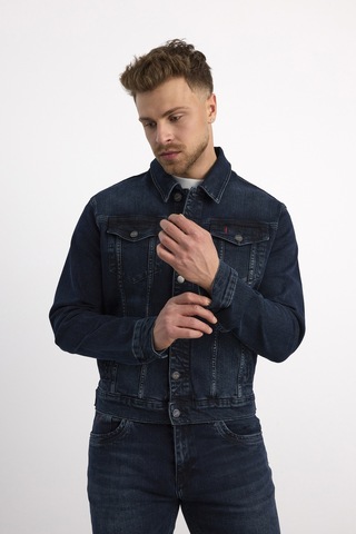 Vigoss Actıon Erkek Denim Ceket 96234-73540 Mavi - Siyah
