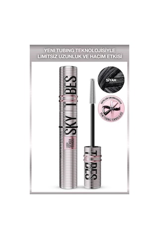 Lash Sensational Sky Tubes Maskara - Limitsiz Uzunluk Ve Hacim Etkisi Veren Tubing Maskara 3600531721534-11247 0