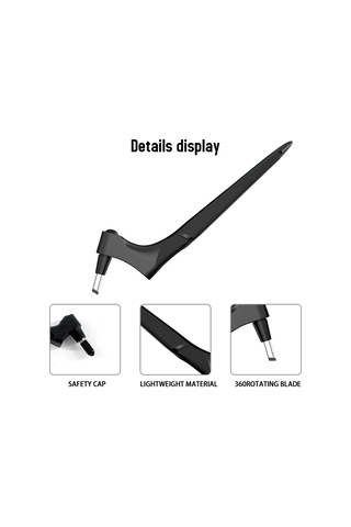 Leezsing 3'lü Uçlu 15 /30 /45 Çelik El Kesici Oymacı Bıçak Seti - Sarı, 360 Döner, Hassas Kâğıt Kesimi Sarı