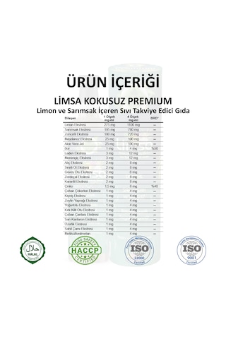 Gökçek Şifa Premium Limsa Kokusuz 500 ML