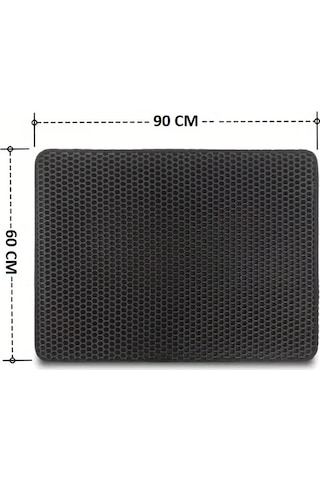 Cateva Elekli Kedi Kumu Paspası Orta Boy Çift Taraflı Su Geçirmez 90 x 60 CM