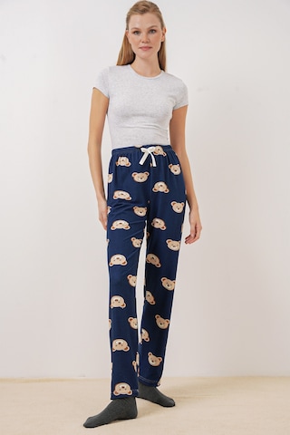 Bigdart 4323 Desenli Pijama Altı - F. Lacivert