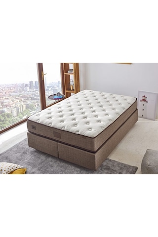 Nironyatak Organic Cotton Yatak 100X190 Tek Kişilik Doğal Pamuk Kumaşlı Ekst