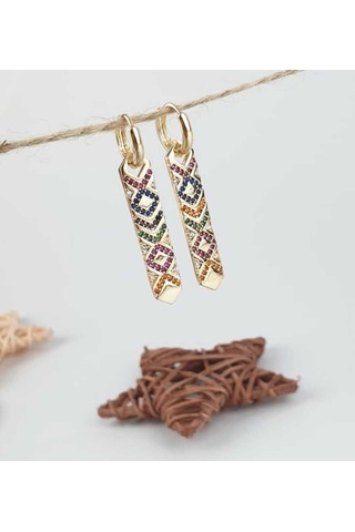 Kravat Model Küpe Altın-karışık - 647363118 Altın-karışık