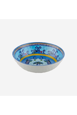 Mavi Melamin Servis Kasesi 20 Cm