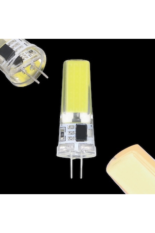 G4 Cob Led Ampul 6500k Soğuk Beyaz Silikon Kapsül Led Aydınlatma 1