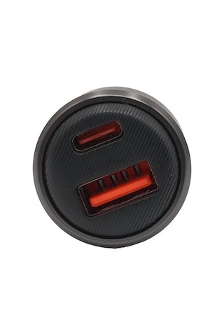 Rio Araç Şarjmatik Hem Usb-a 18w Hemde Type-c 65w Çıkışlı Araç Çakmaklık Girişli Hızlı Şarj