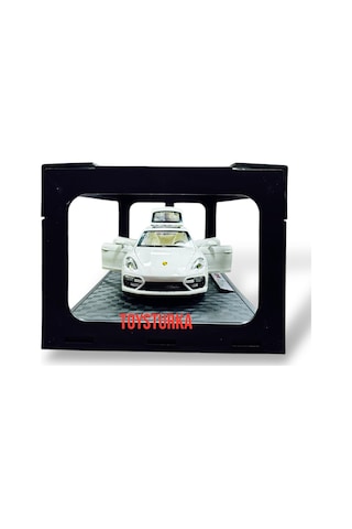 1:24 Metal Model Koleksiyon Araba Porsche Beyaz 21 Cm Cz127b