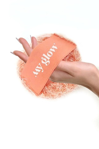 Banyo Kesesi Duş Hamam Peeling Eldiveni %100 Floş Ipek Ve El Pouc