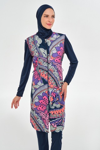 Tam Kapalı Tesettür Mayo 3306 Koyu Lacivert Koyulaci01 Koyu Lacivert