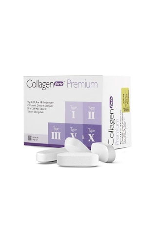 Collagen Forte Premium 5 Tip Kolajen 1200 MG x 90 Tablet