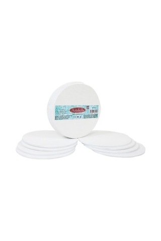 Ktytc8S010 Artebella (Preslenmiş) Tuval Kompozit Yuvarlak 10 Cm 8