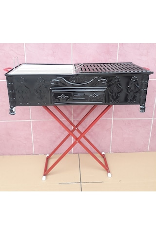 Cemre Katlanabilir Ayaklı Kömürlü Mangal 33 x 80 CM