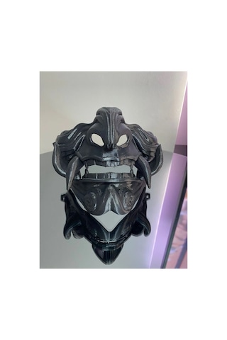 Samuray Samurai Oni Mask, Oni Maskesi, Samuray Maskesi