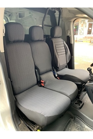 Peugeot Partner Tepee 2008-2018 Tek Kabin  2+1 Koltuk Kılıfı