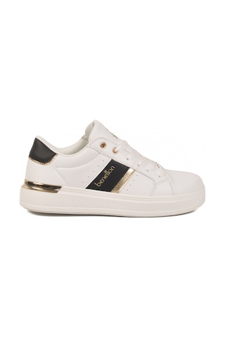 United Colors Of Benetton Bej Altın Bağcıklı Cilt Memory Foam Unisex Spor Ayakkabı Bnı-12074 G Bej-altın