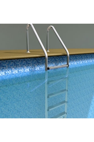 Watershut 5 Basamak STANDART Model Paslanmaz Çelik Havuz Merdiven