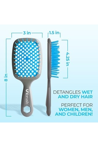 Fhı Heat Unbrush Islak Ve Kuru Havalandırmalı Saç Fırçası, Açık Mavi/gri 92122989