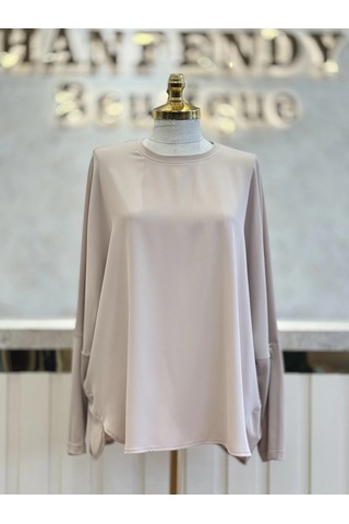 Fuat Gürşen Fg-26k6335-b Bej Renk Tunik Çok Renkli Fuat Gürşen Fg-26k6335-b Bej Renk Tunik Çok Renkli