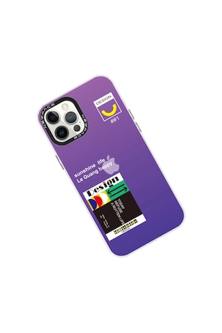 Apple iPhone Uyumlu 12 Pro Max Kılıf Estoril Desenli Kapak - Estoril - 4 F0950