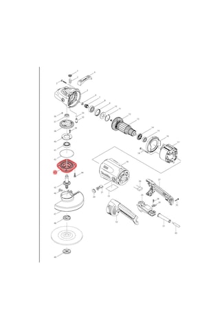 Makita GA7020 Rulman Yuvası Ürün Kodu 318377-2