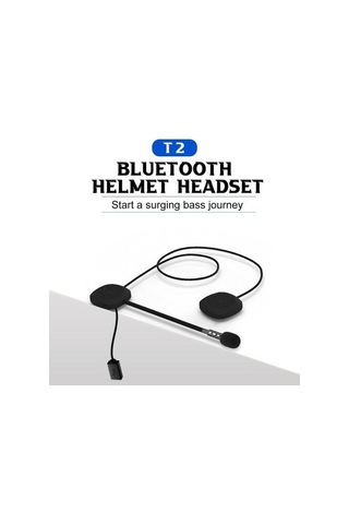 Jms T2 Kablosuz Bluetooth Uyumlu 5.0 Motosiklet Kaskı Stereo Hoparlör Kulaklık