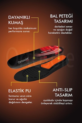 Ortosole Tabanlık - Erkek - Konfor