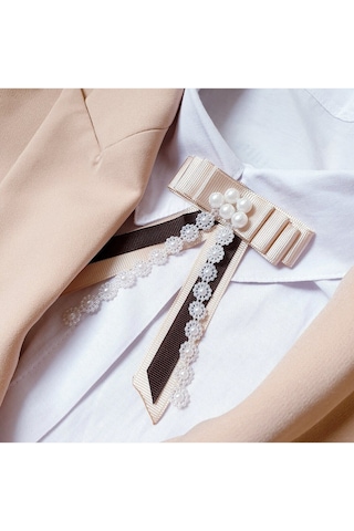 Lux Broş Taşlı Yaka Süsü,yaka Çiçeği,yaka Brosu,yaka Aksesuarı,kurdalesı 326 Beyaz Çok Renkli