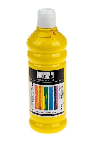 Südor Akrilik Boya Limon Sarı 500 Ml Sd1009-01 7148 22 Çok Renkli