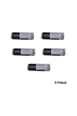 Gnr Endüstriyel Jumbo Çöp Torbası Poşeti - 2 Kat - Siyah - 400 G - 80 x 110 CM -10 x 5 Rulo