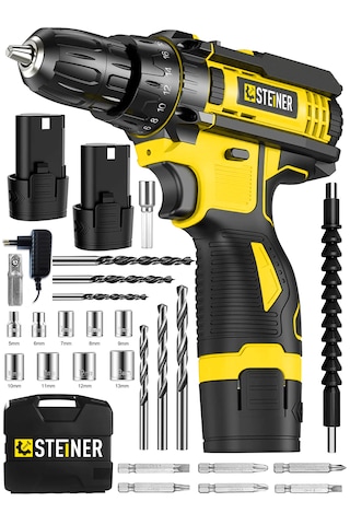 Steiner AR-128VF Li-ion S Çift Akülü Şarjlı Vidalama
