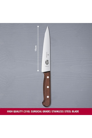 Victorinox 5.2000.15rad 15cm Şef Dilimleme Bıçağı, Çam Ağacı Çok Renkli