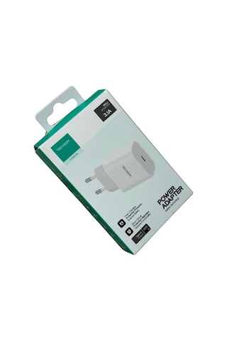 Techson 18w 3a Type-c Şarj Adaptörü Şarj Başlığı Beyaz Pdkc18