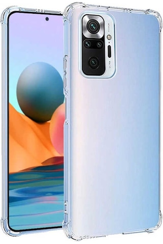 Xiaomi Redmi Note 10 Pro Kılıf Nitro Anti Shock Silikon Kılıf Renksiz