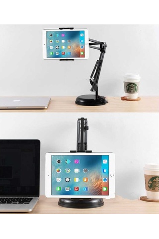 Zore Ms-05 Masa Telefon Ve Tablet Tutucu-Siyah-Siyah