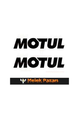 2 Adet - Motul Yağ Oto Ve Bisiklet Sticker V2